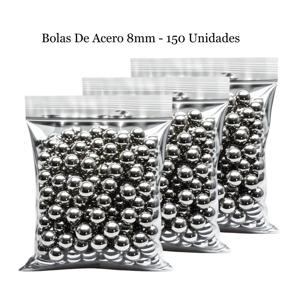 Bolas de acero 8mm pack 150 ud