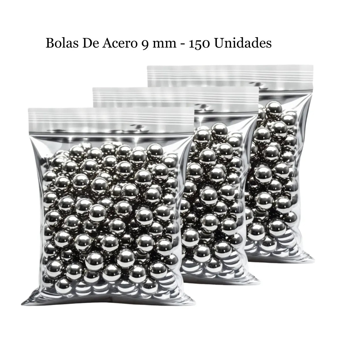 Bolas de acero 9 mm - Pack 150 unidades