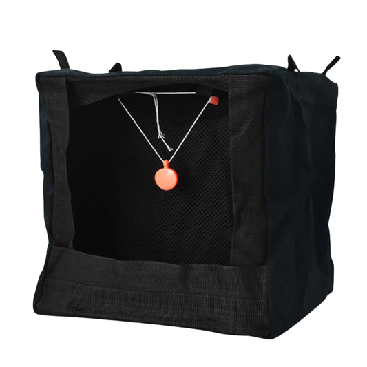 Scatola di tiro pieghevole per fionde