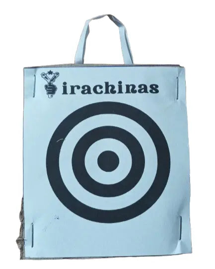 Lavagna per freccette con fionda in bianco e nero