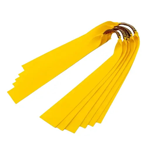 Fasce di gomma gialle per fionde