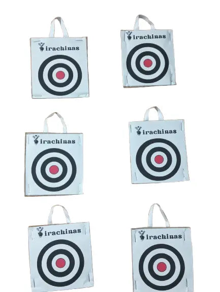 Confezione da 6 pezzi di bersagli per fionda