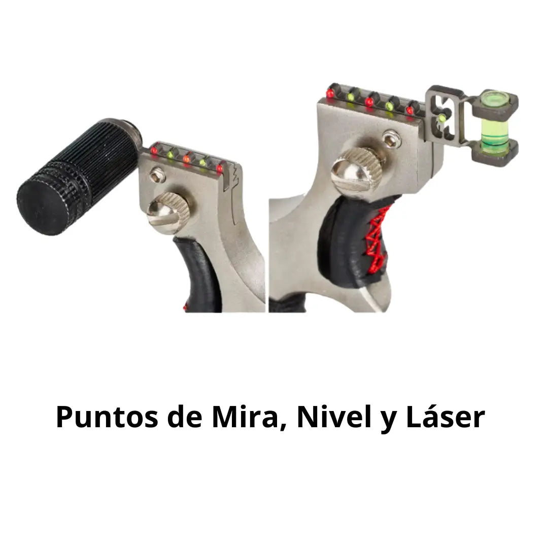 Mirino, livella e punti laser