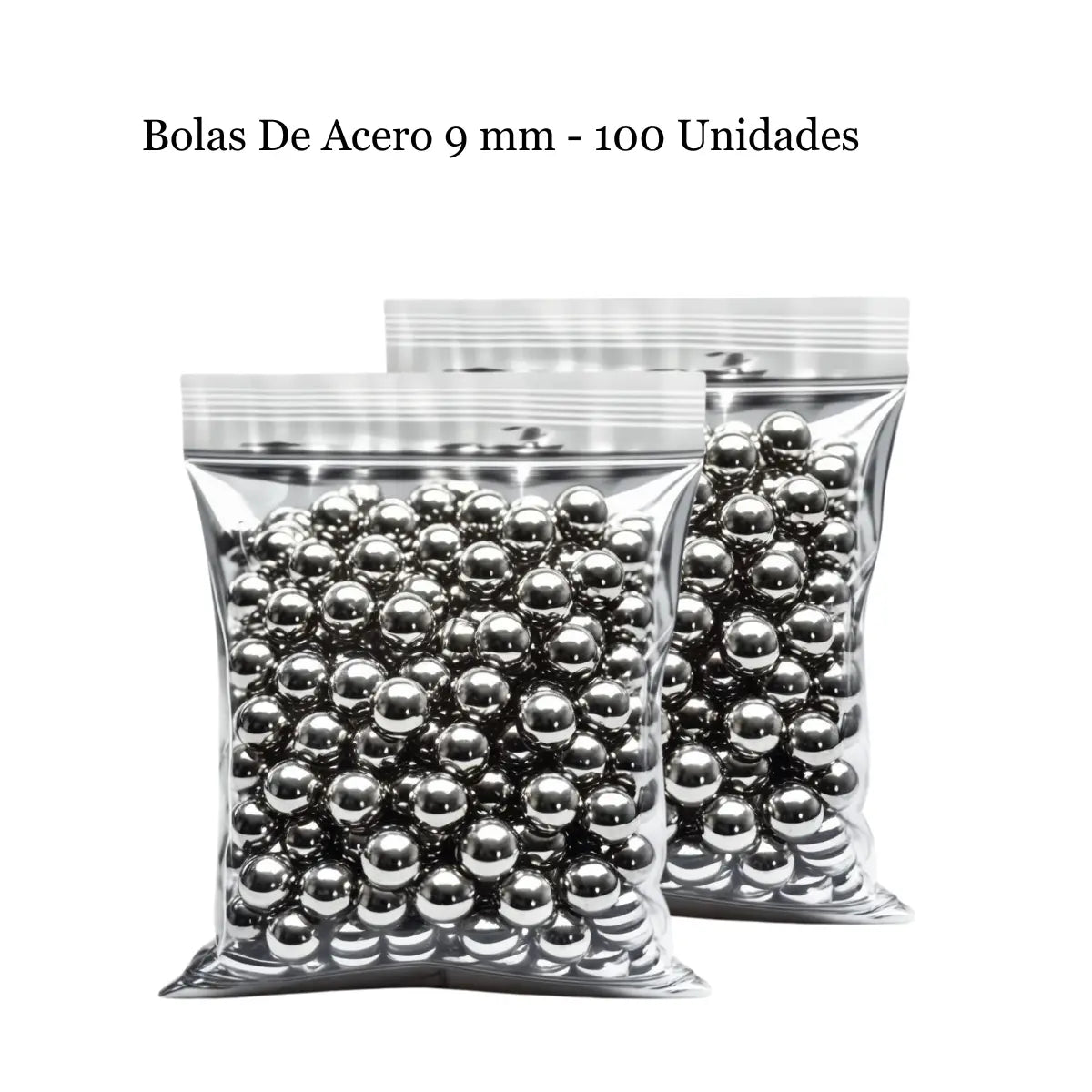 Bolas de acero 9 mm - Pack 100 unidades