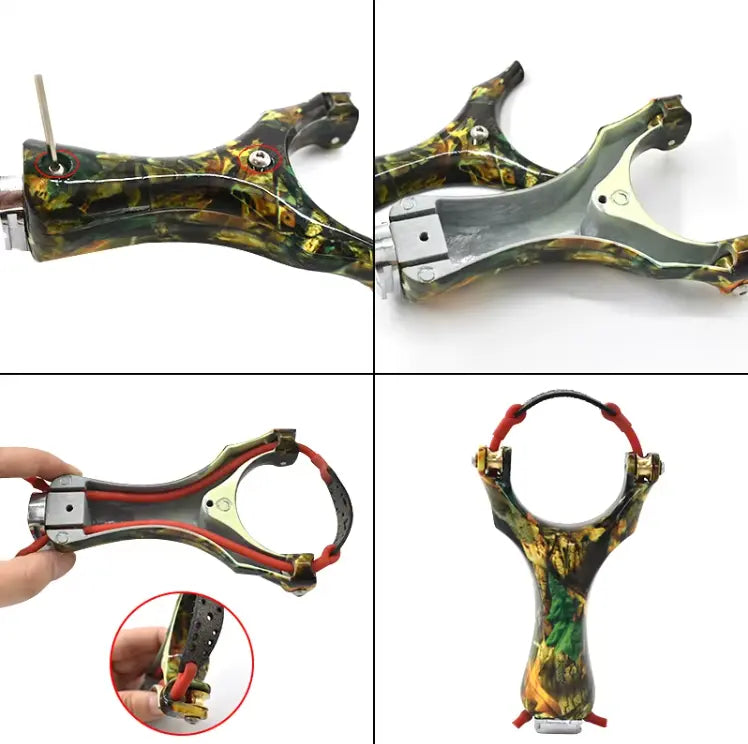 Características de Tirachinas de Poleas de Camuflaje