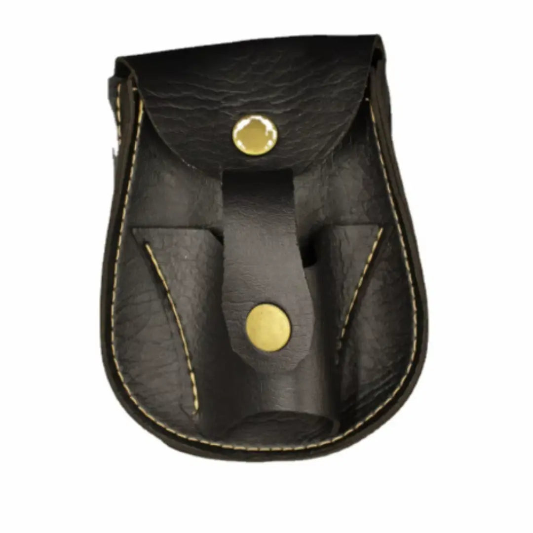 Funda de Cuero Negra para Tirachinas