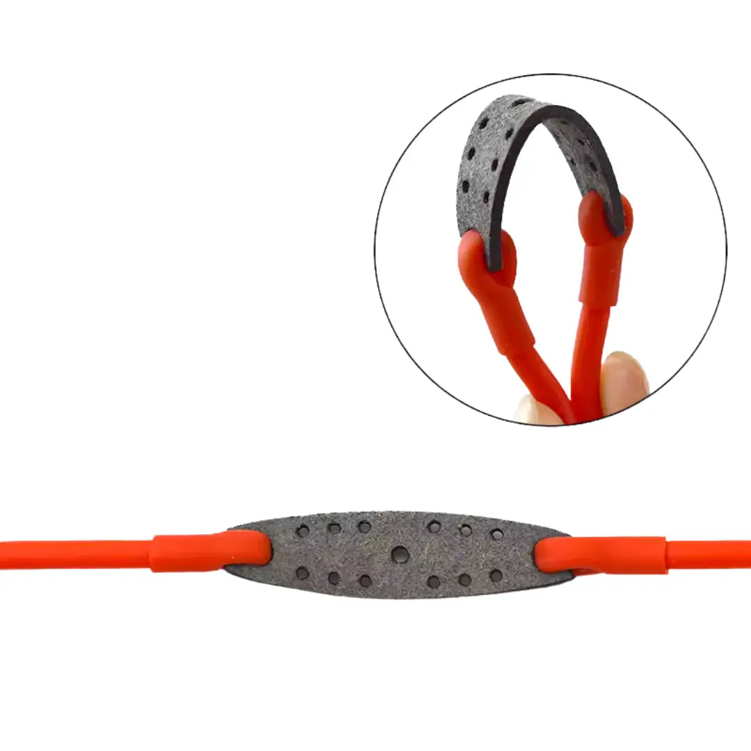 Goma de recambio tubular roja